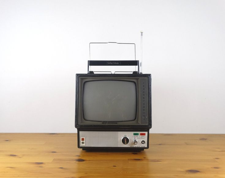 1970, National TR 932B TV For Parts, Retro Television, National