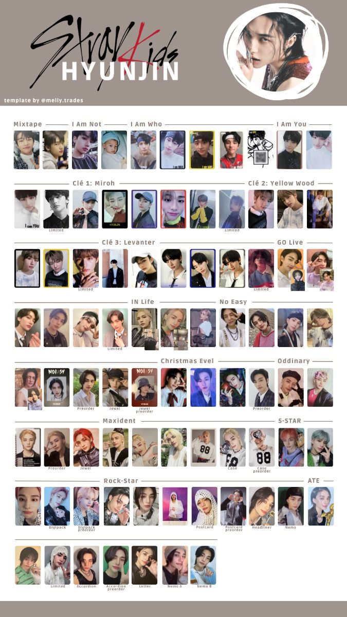 ヒョンジン トレカ一覧