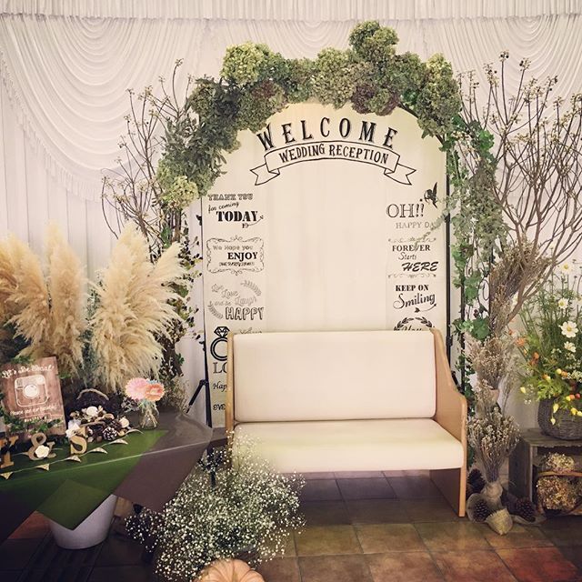 ナチュラルウェディング #フォトブース