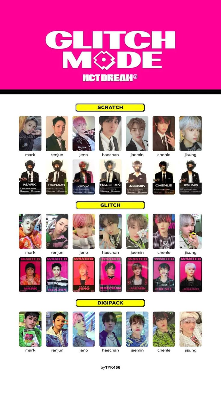 NCT DREAM glitch modeポップアップ スペシャル チソン