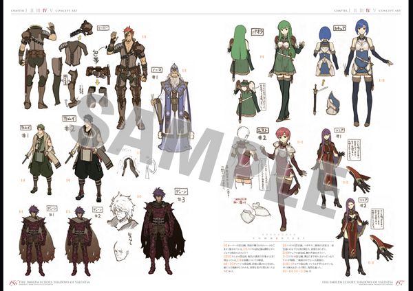 ファイアーエムブレム Echoes もうひとりの英雄王 設定資料集