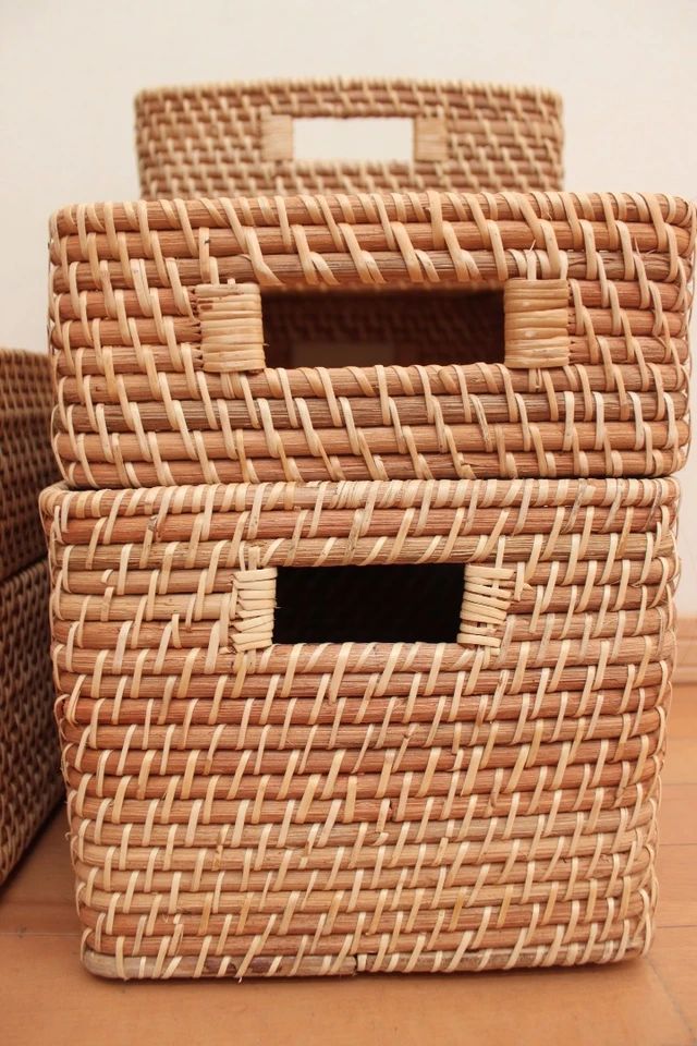 比較】ニトリと無印良品の収納かご特集！ラタンバスケットのおすすめ