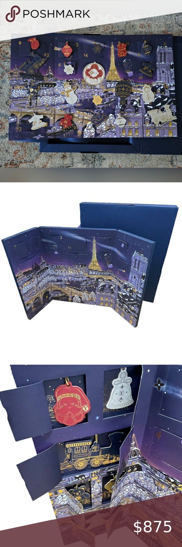 Very Rare Louis Vuitton 2024 Paris Advent Calendar w/ ALL Ornaments!