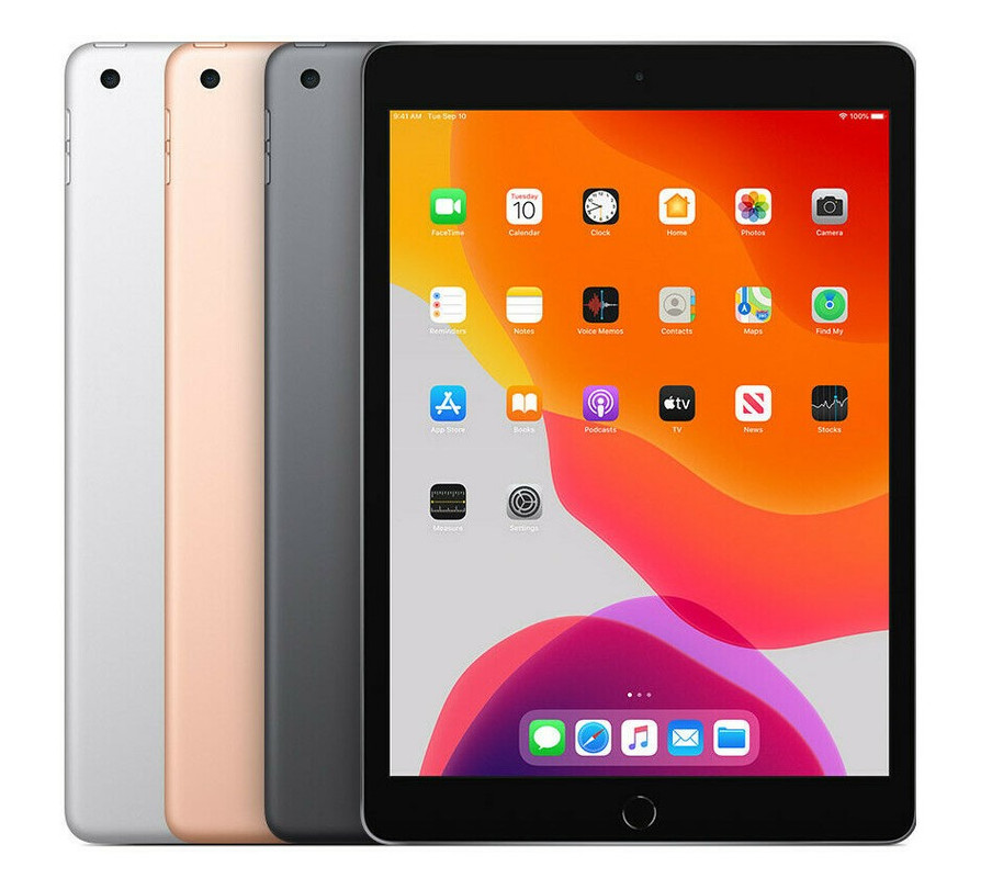 Apple iPad 7th Gen 32GB 128GB WiFi Cell 4G Unlocked Silver Gold