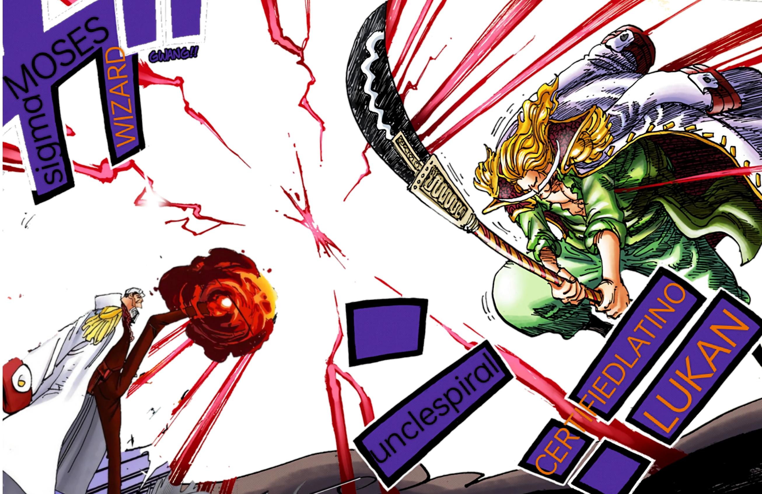 赤犬 vs 頂上戦争時の白ひげ (みんな、いつも「全盛期の白ひげなら赤犬