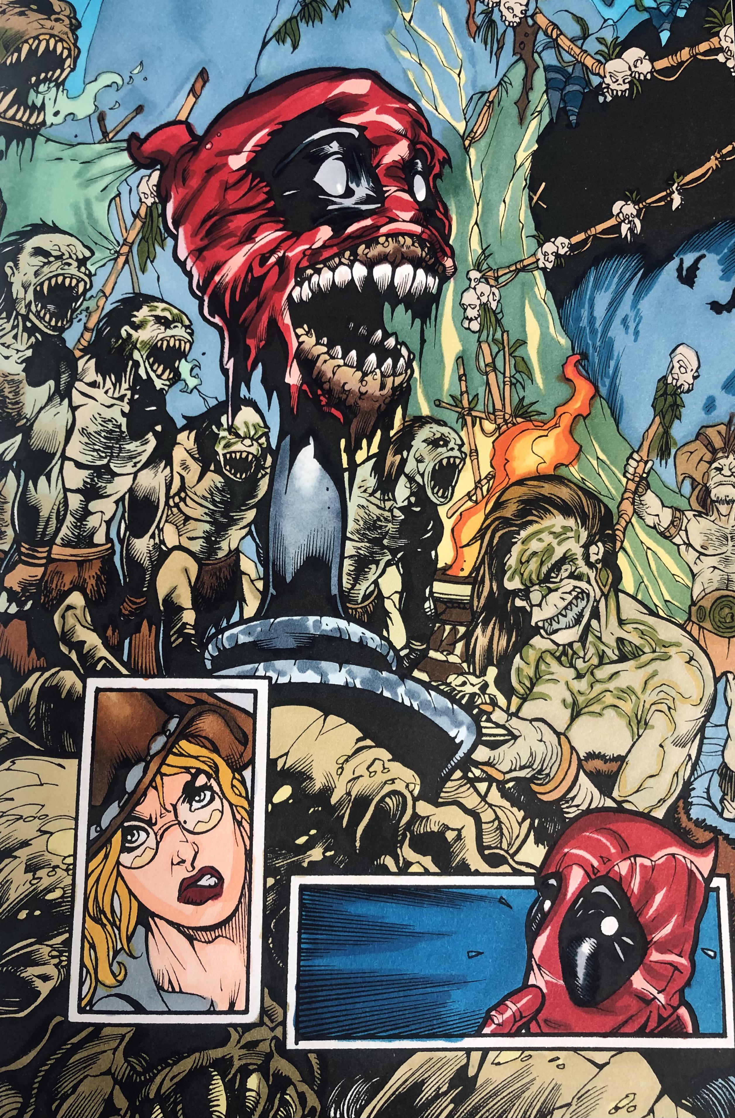 Deadpool coloring page I finished tonight😌 : r/Coloring