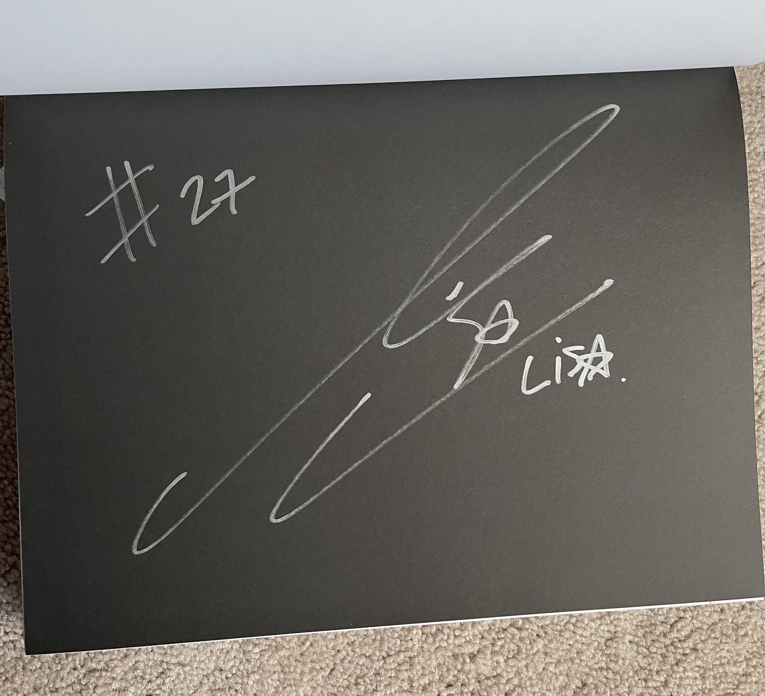 20210401 Took a gamble and got a signed Lisa Photobook Second