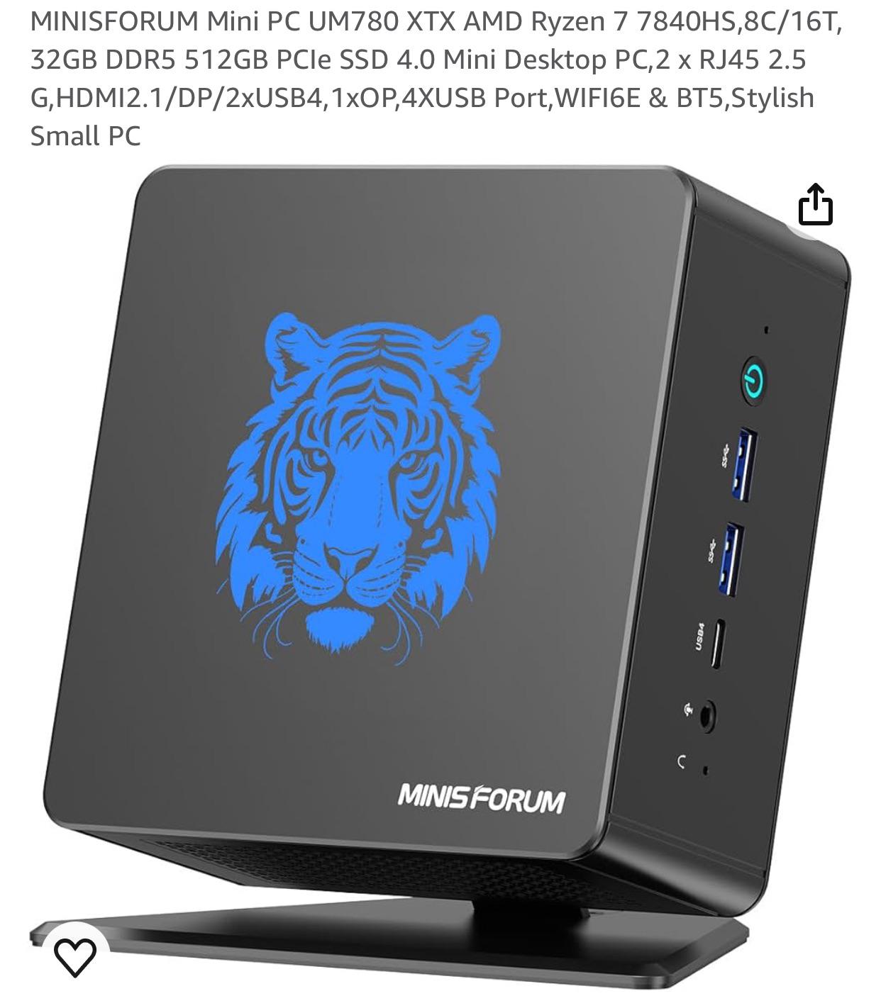 Minisforum EliteMini UM780 XTX : r/MiniPCs