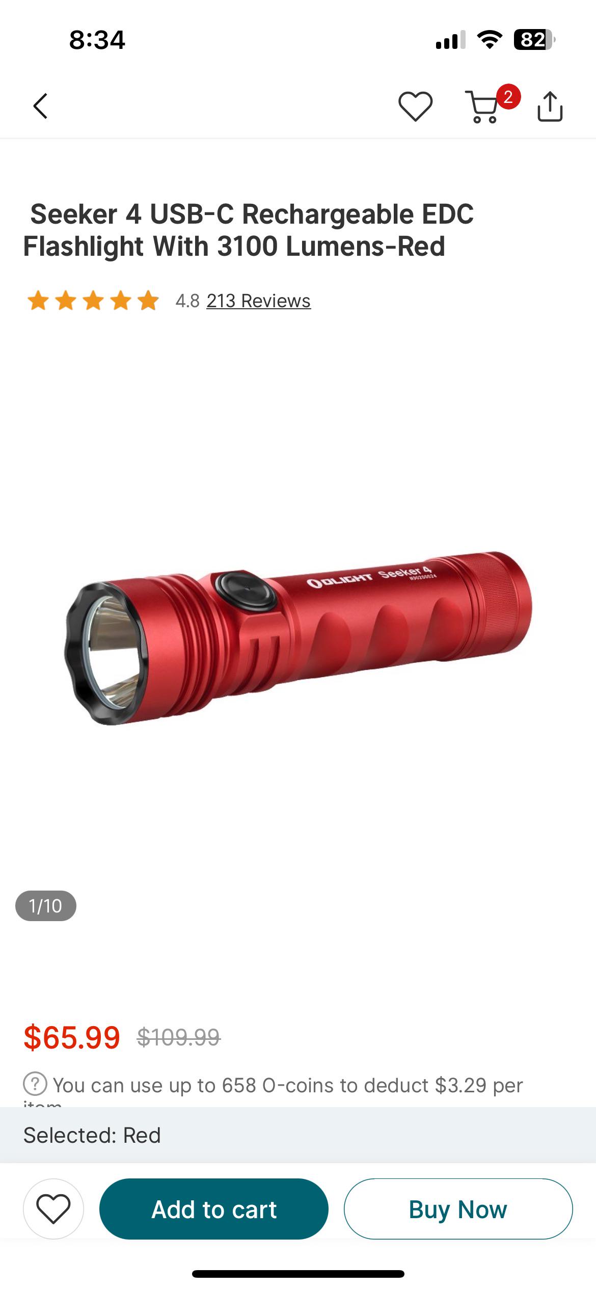 Is there anything better performance wise than the Olight Seeker 4