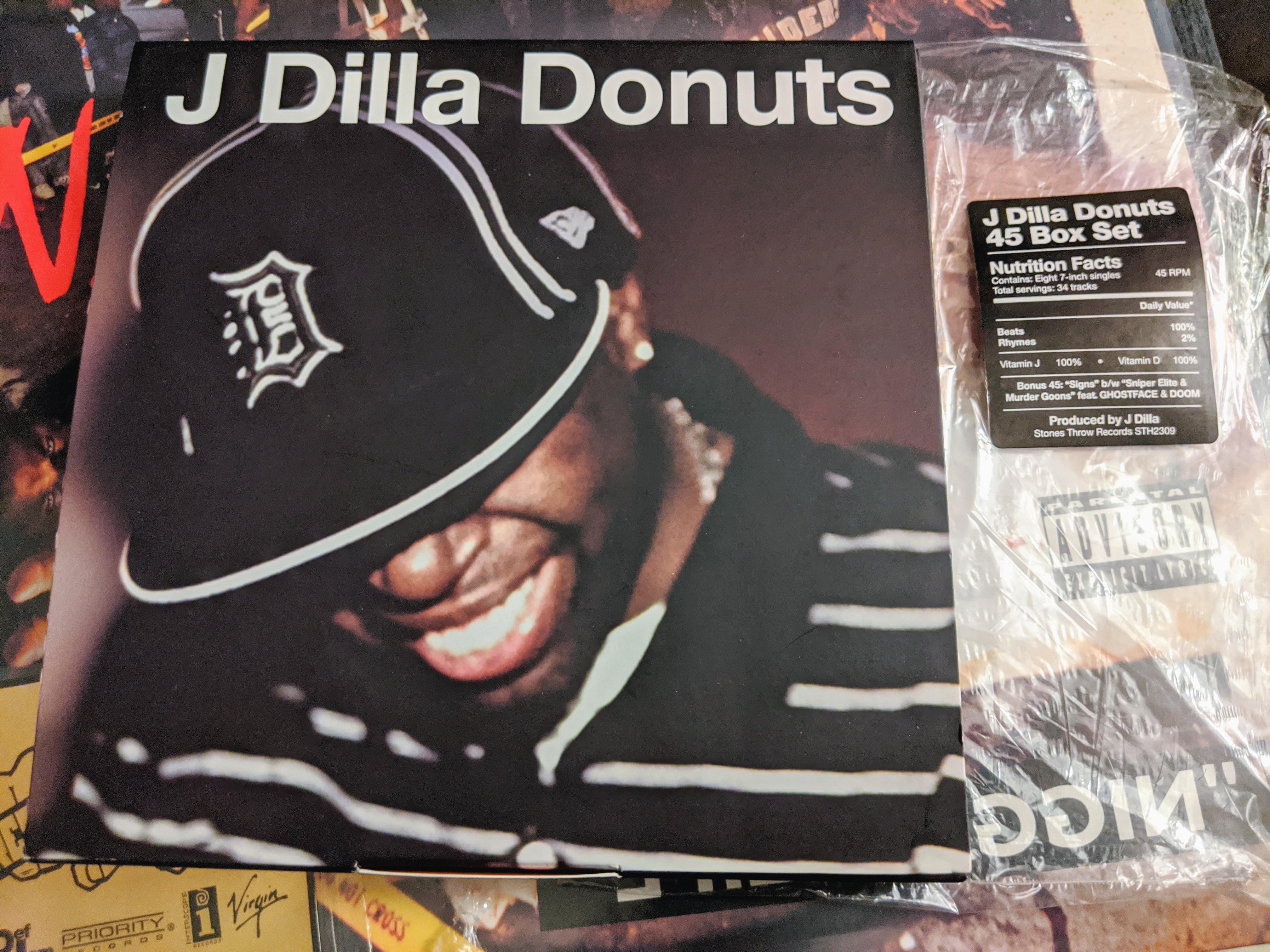 J Dilla - Donuts 45 Box Set , box of donuts one of my favorite