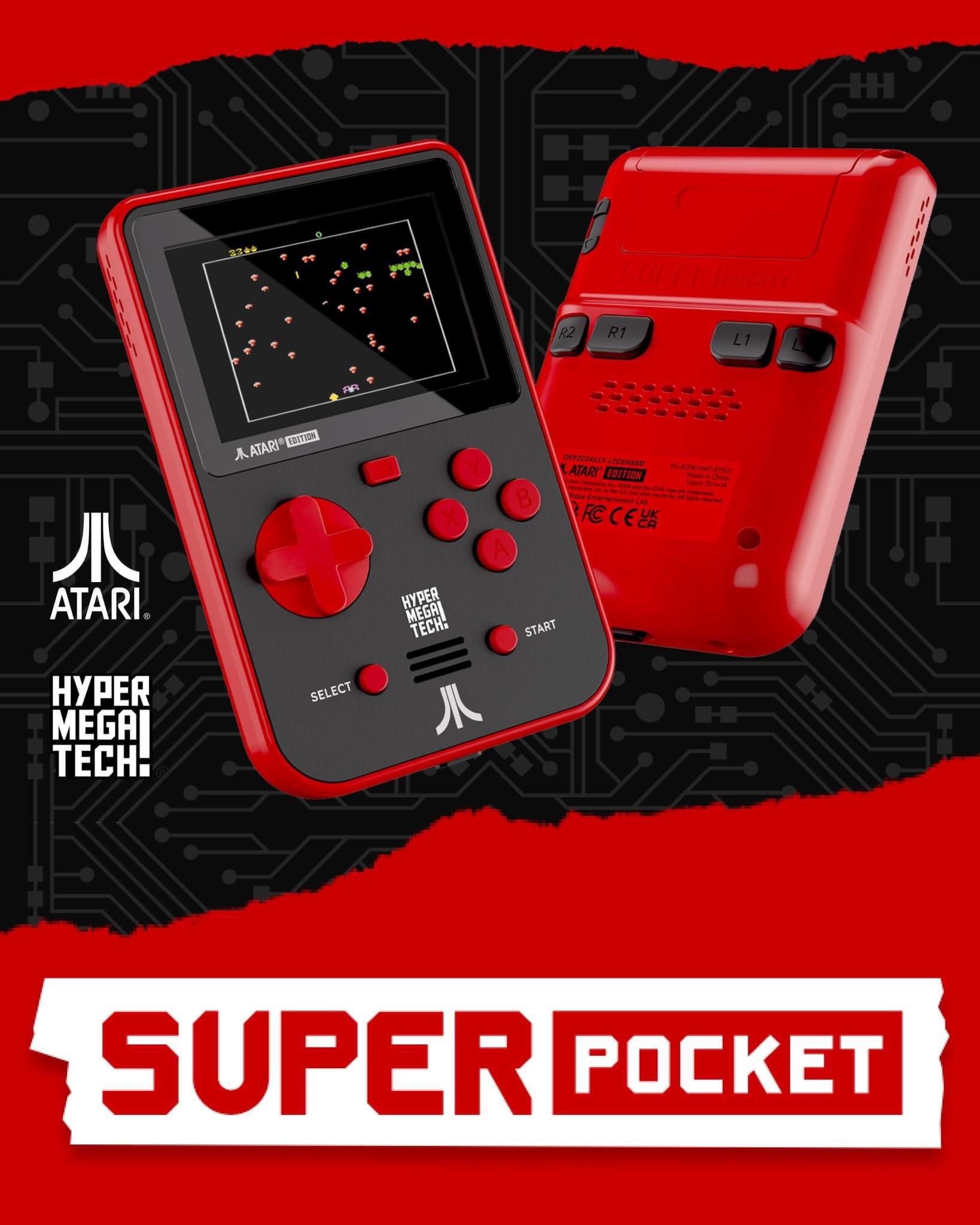 Atari Announces the Super Pocket Atari Edition: 50 games preloaded