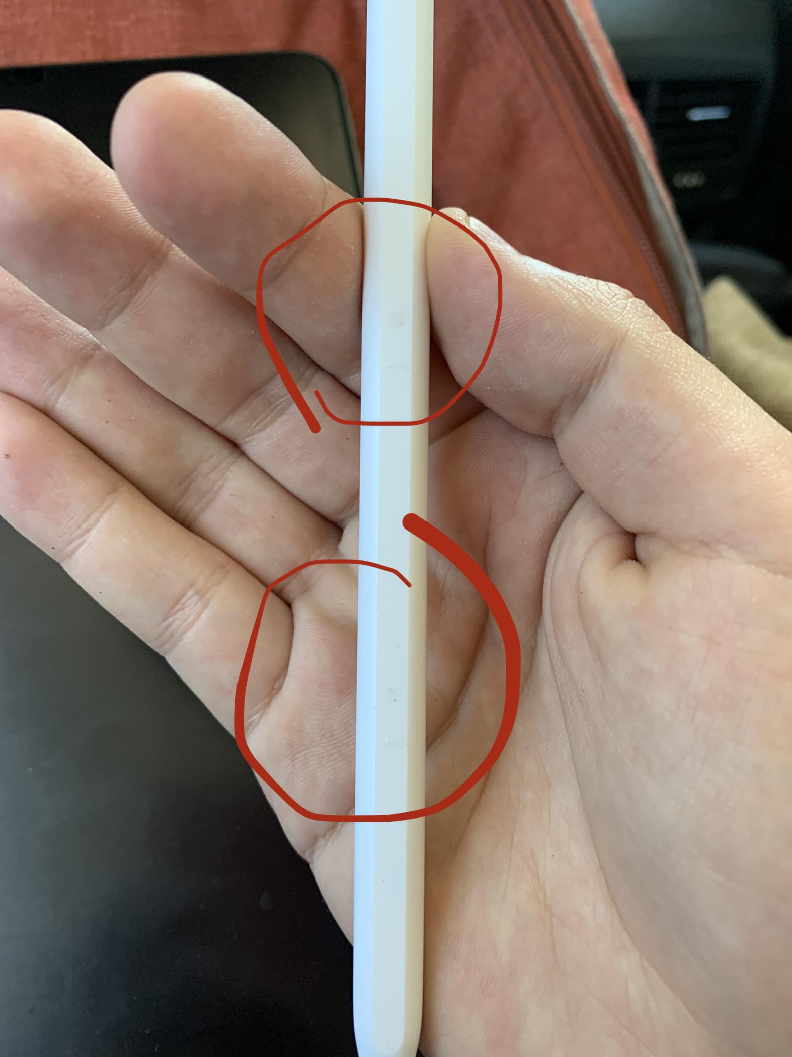 誰かこのApple Pencilに汚れがついた人いる？どうやって掃除するの