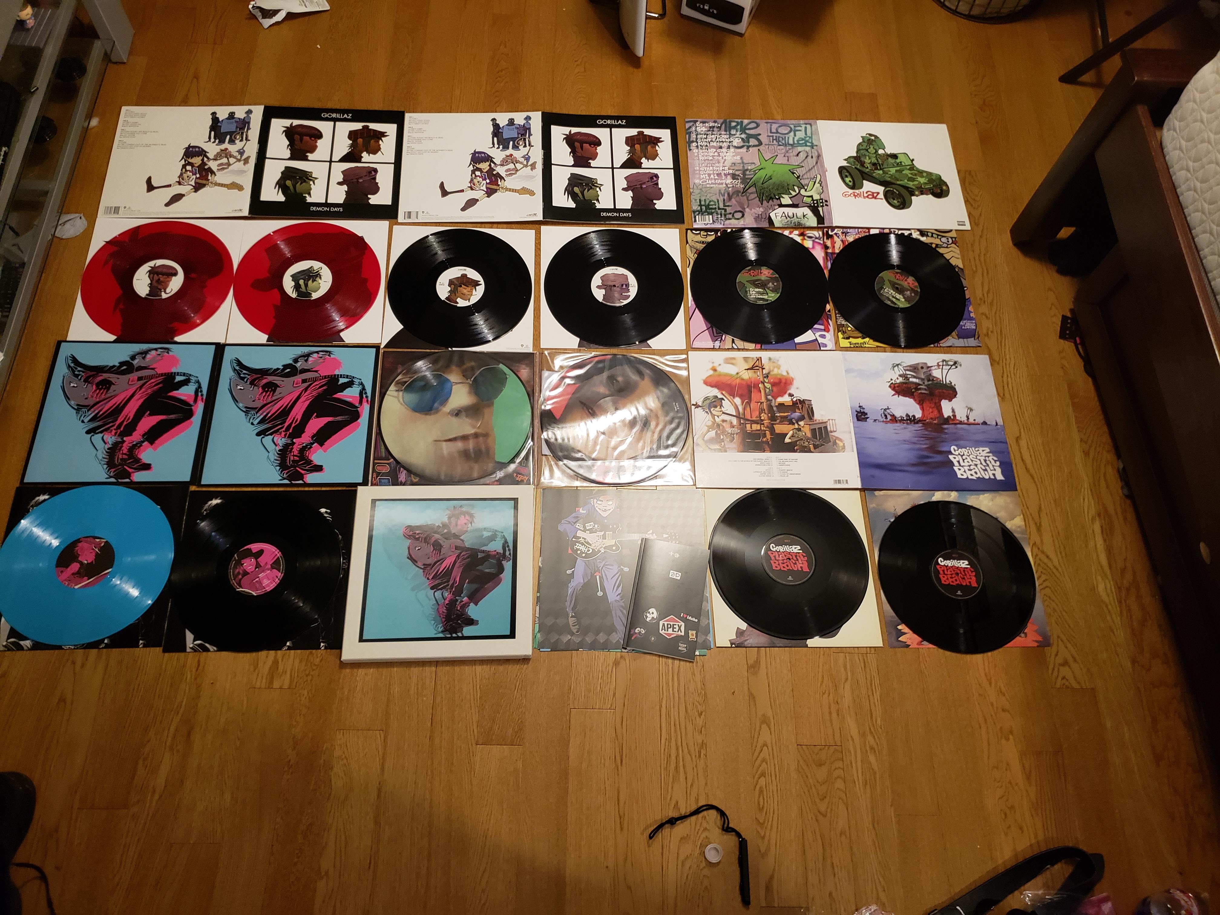 With the addition of the now now box set my collection increase