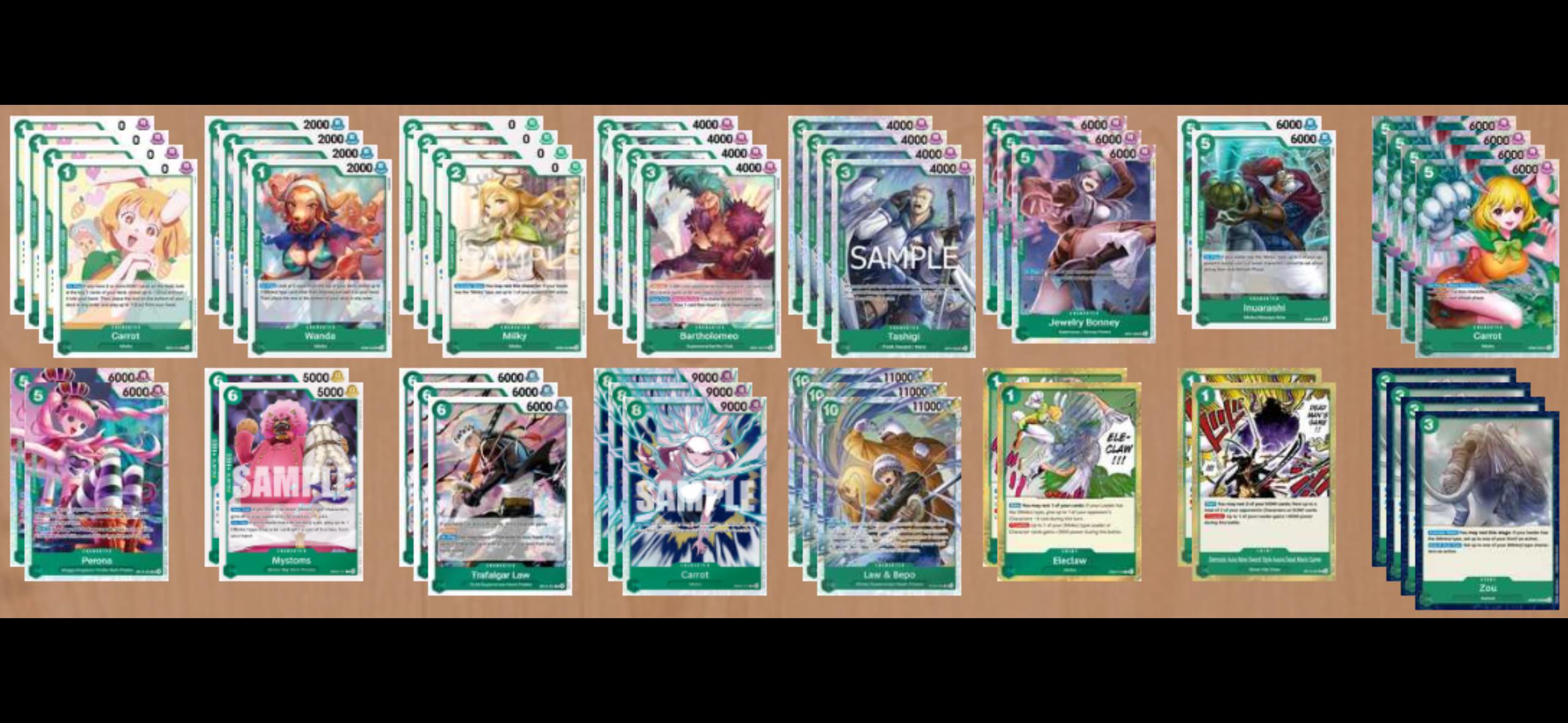キャロットデッキの構築について : r/OnePieceTCG