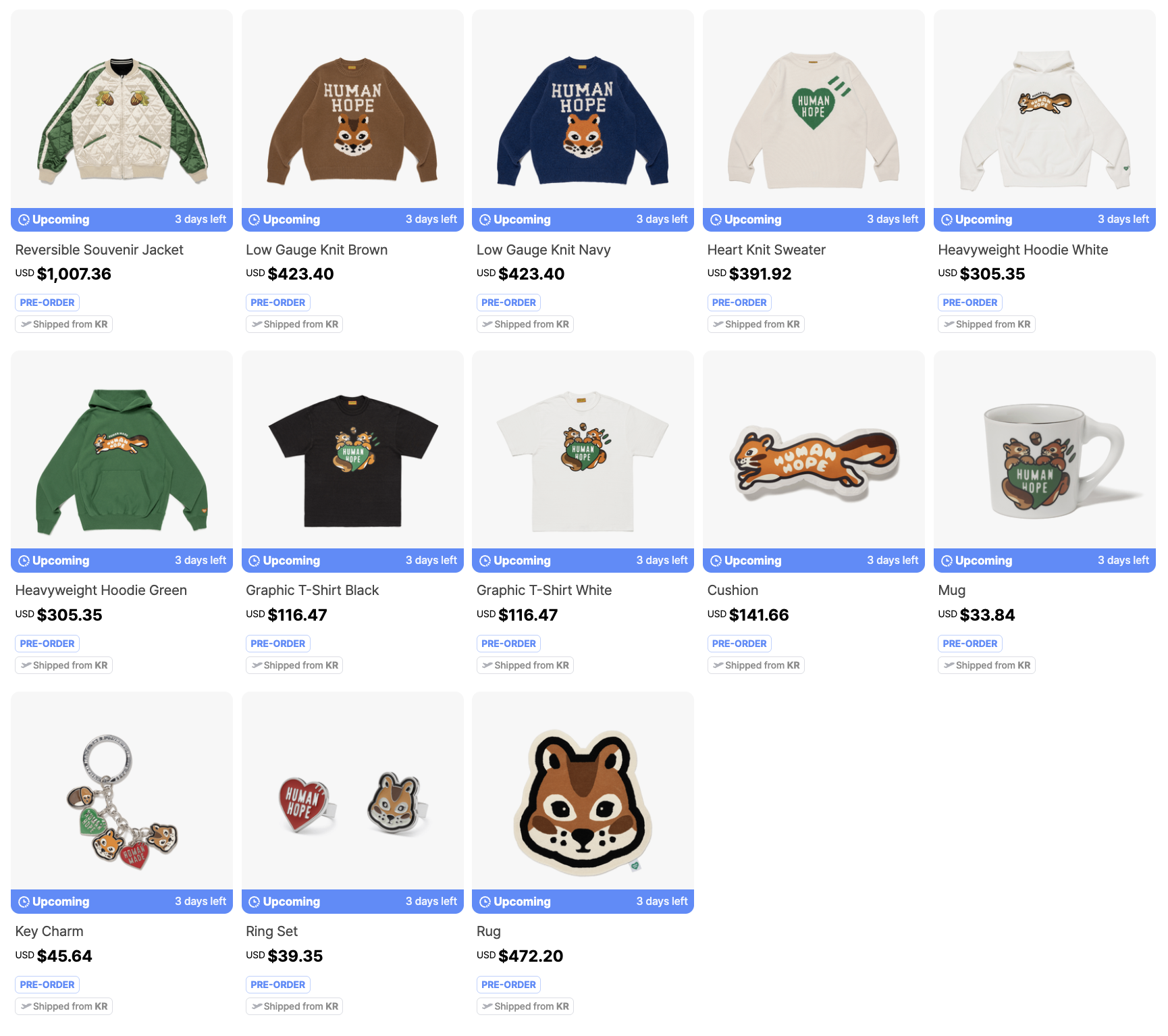 Weverse Shop] Previews for j-hope x HUMAN MADE 'HUMAN HOPE