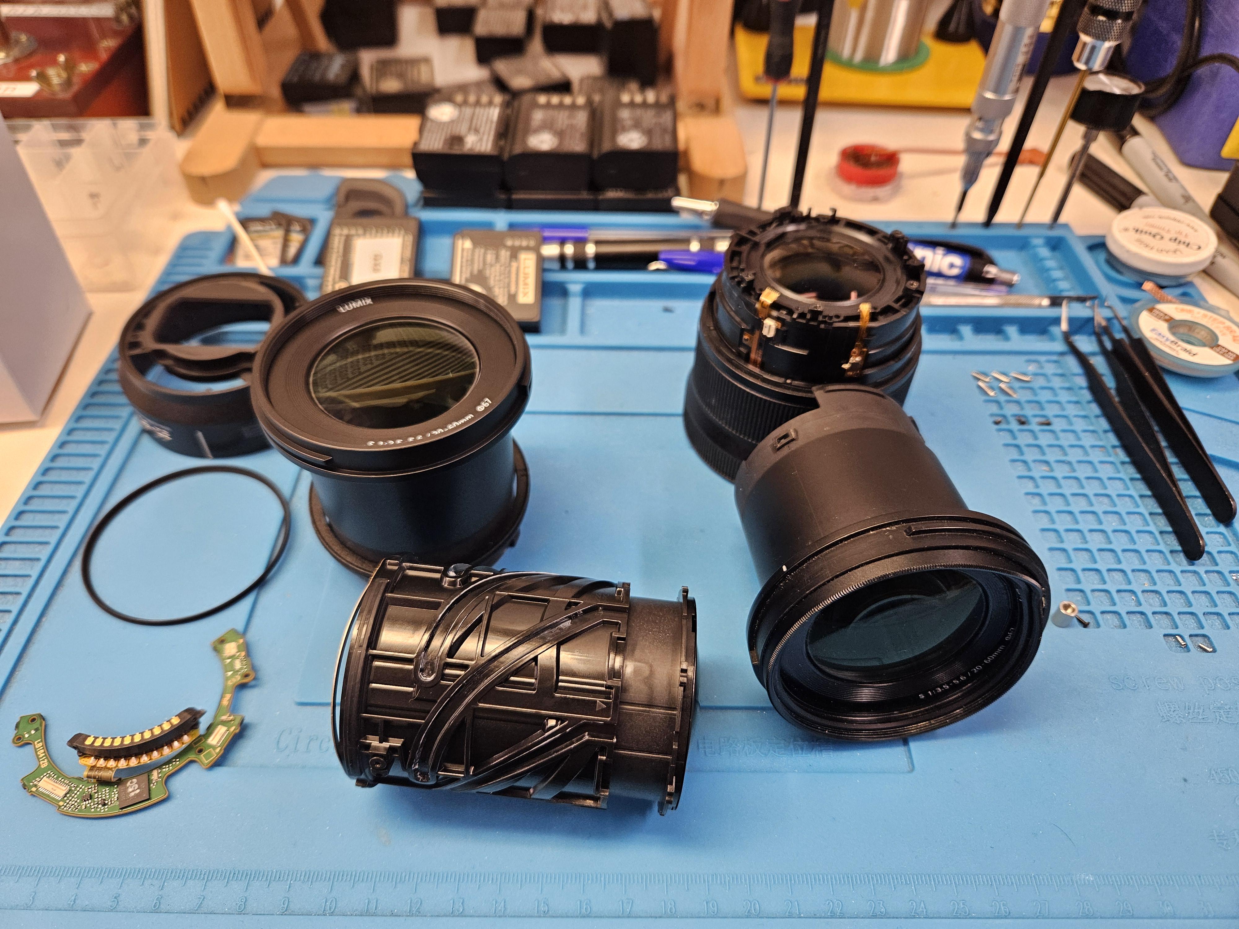 S-R2060 の修理、最初のレンズ交換と L マウントの破損 : r/Lumix