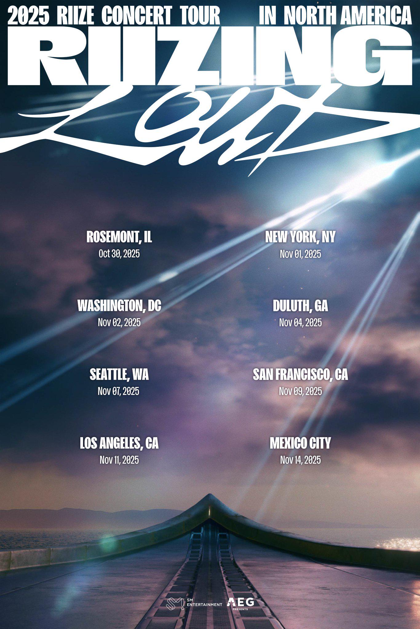 RIIZE - 2025 RIIZE CONCERT TOUR: RIIZING LOUD IN NORTH AMERICA