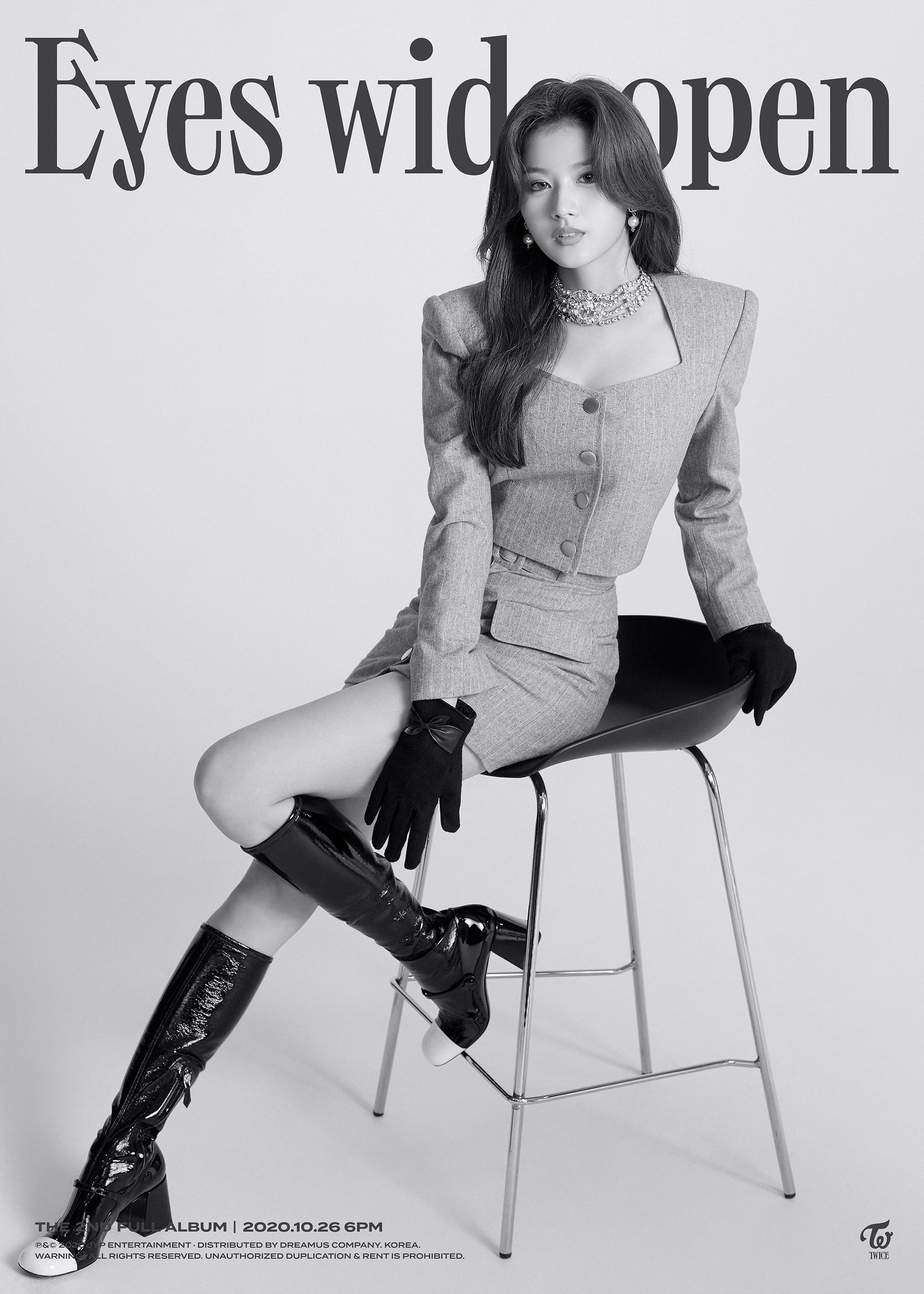 TWICE - The 2nd Full Album: Eyes wide open (Sana Story & Style