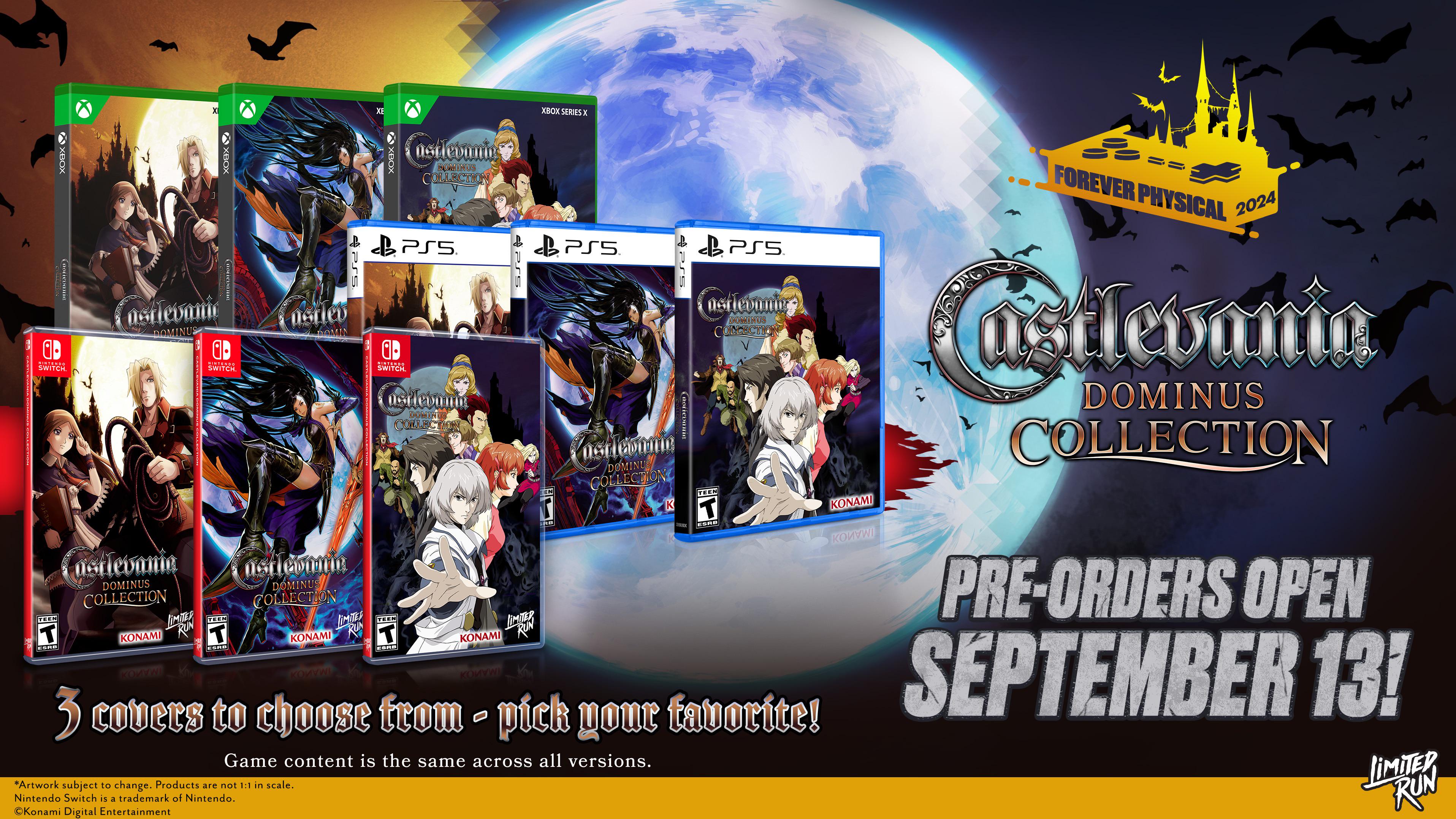 Castlevania Dominus Collection announced by Limited Run Games for