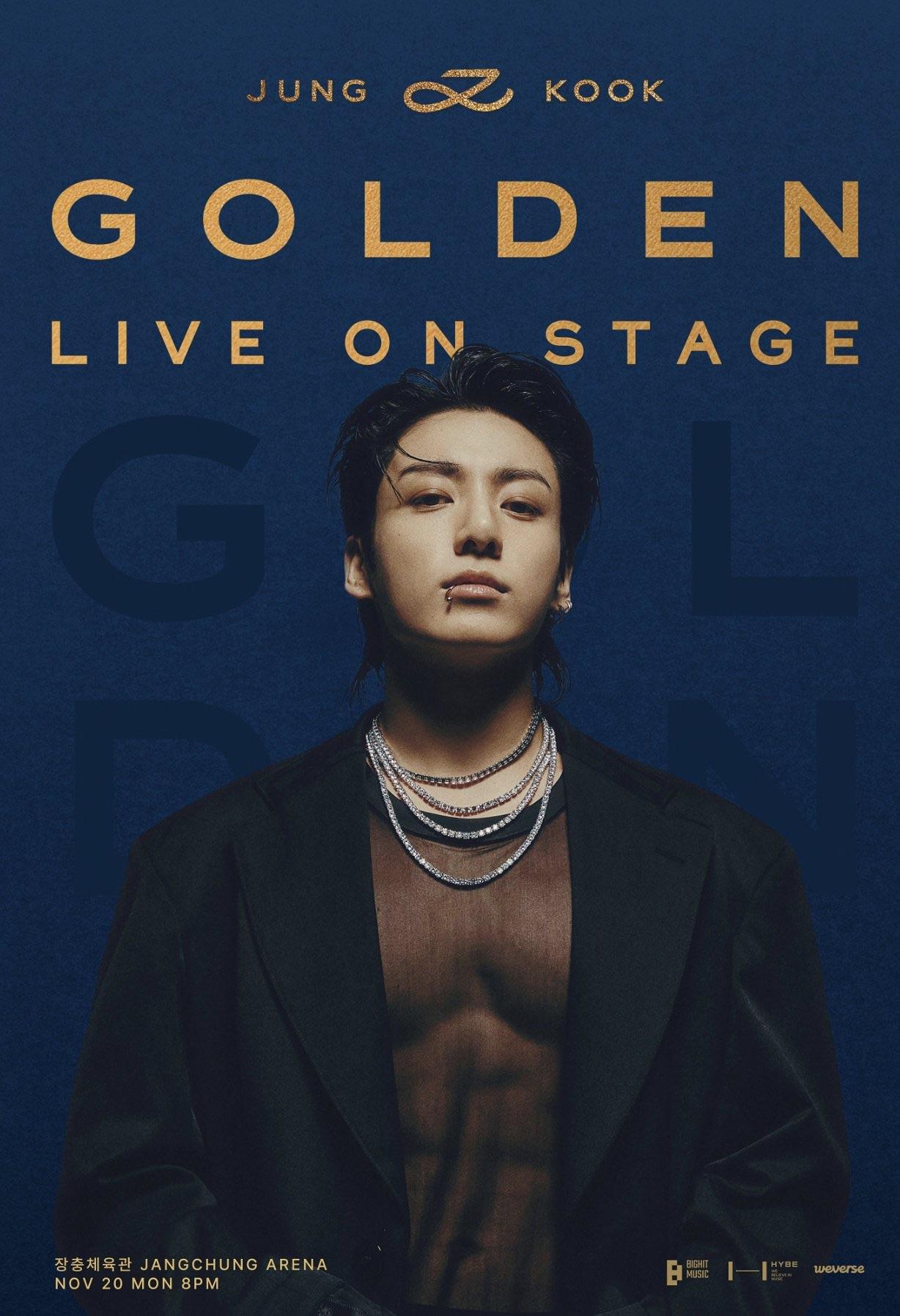 BTS ジョングク - GOLDEN Live On Stage (ショーケースポスター) : r/kpop