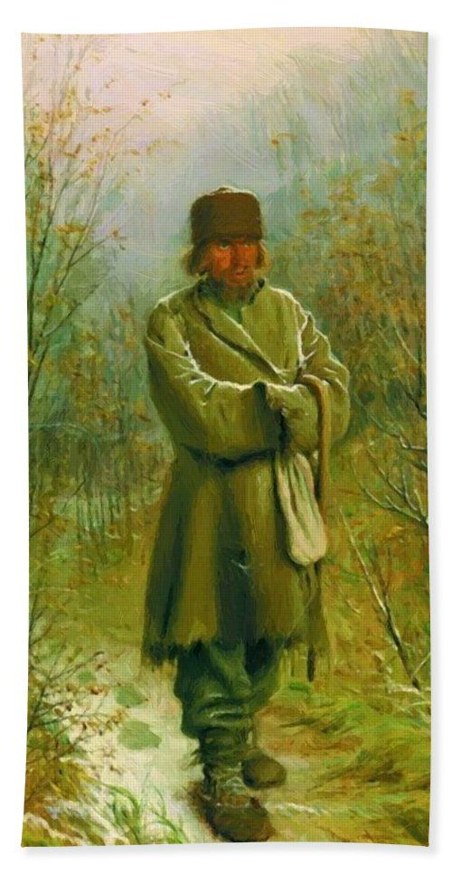 今日の章で言及されている絵画、イワン・クラムスコイ作「瞑想者