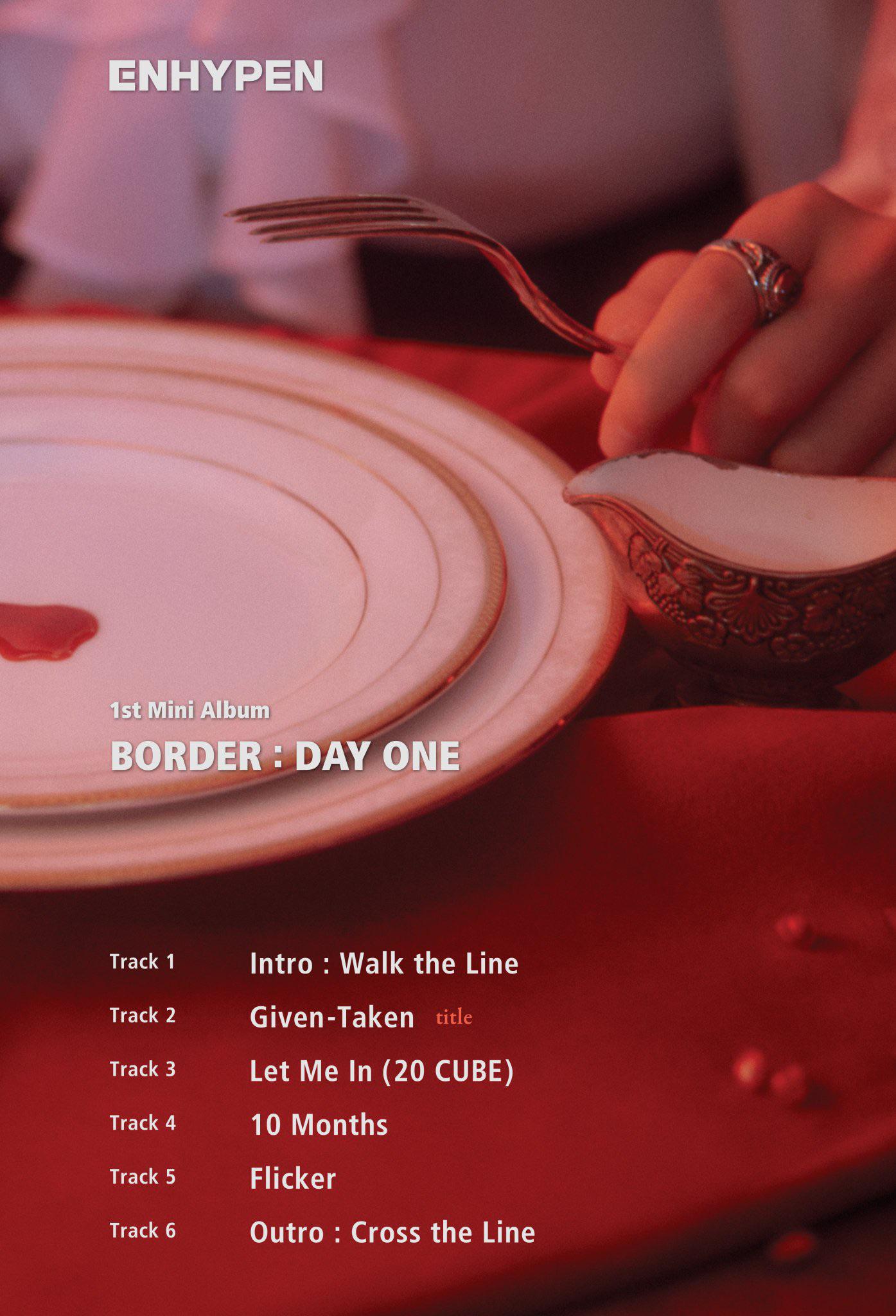 201120 ENHYPEN - BORDER : DAY ONE (Tracklist) : r/enhypen