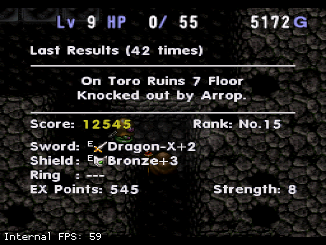 トルネコ2はマジでキツい（笑）。 : r/MysteryDungeon