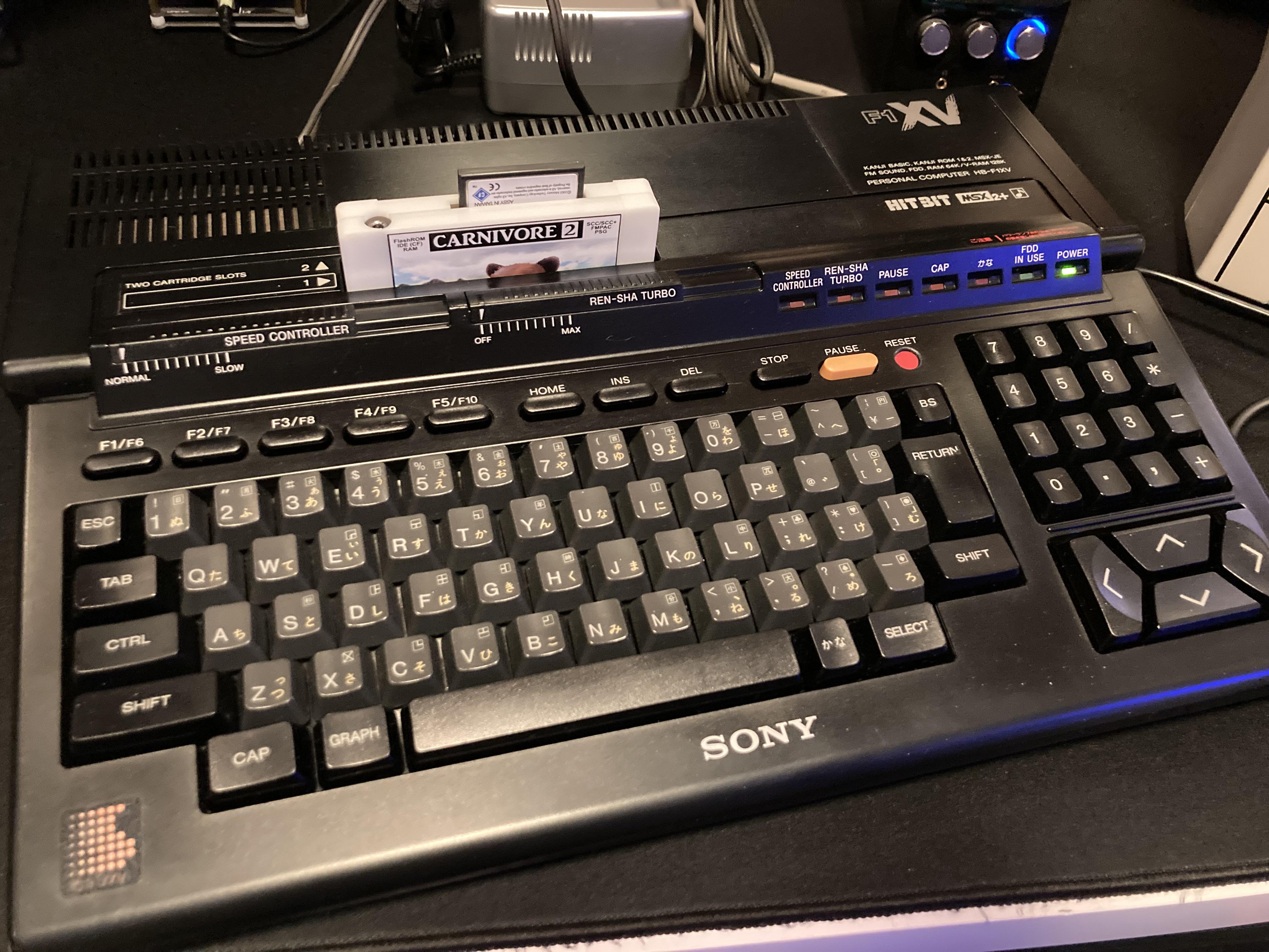 Wedge is fun: Sony HB-F1XV MSX2+ : r/retrobattlestations