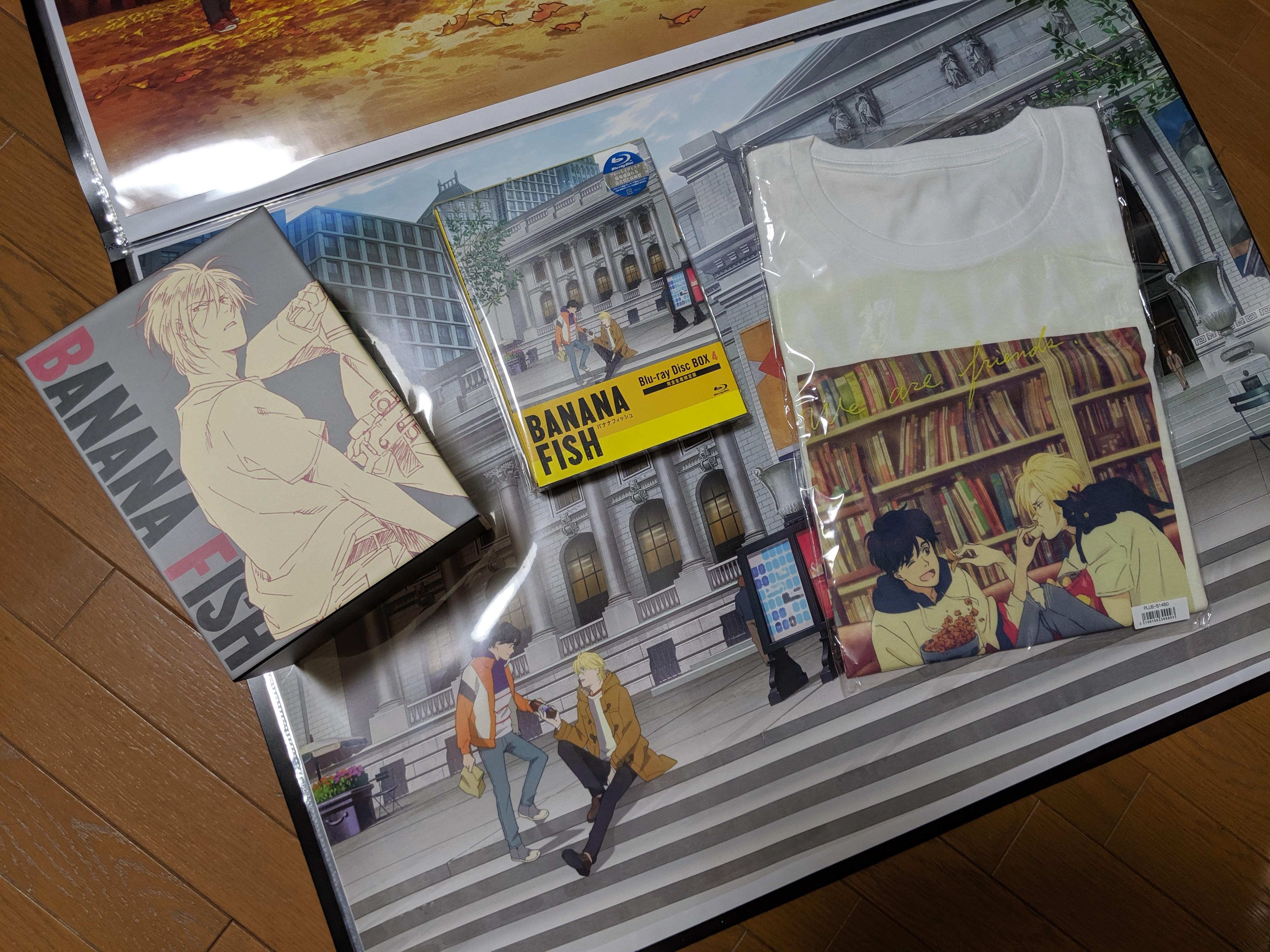BANANA FISH Blu-ray Disc BOX vol.4 has just arrived from Aniplex