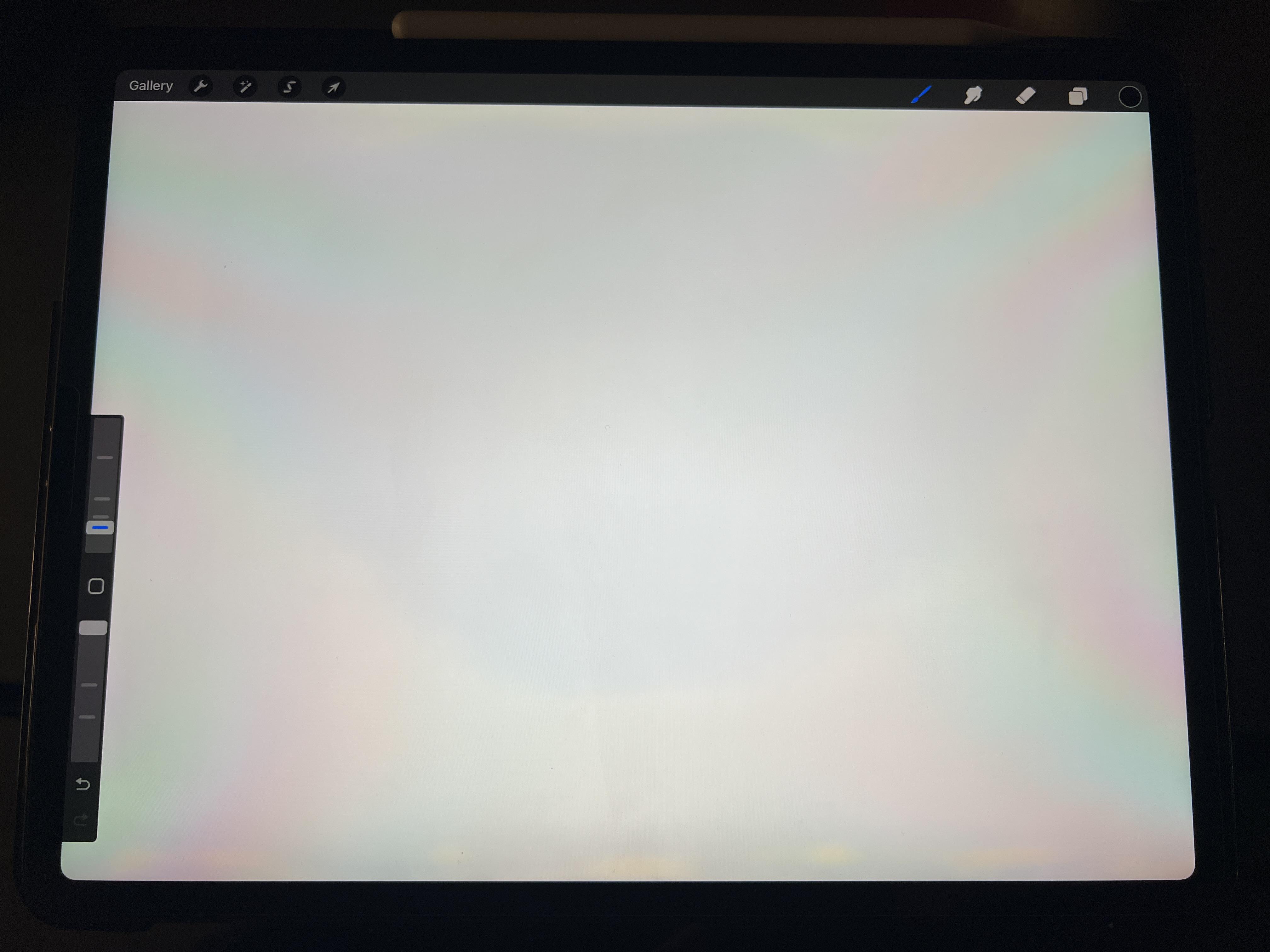 iPad Proの画面の下の方の黄ばみ : r/iPadPro
