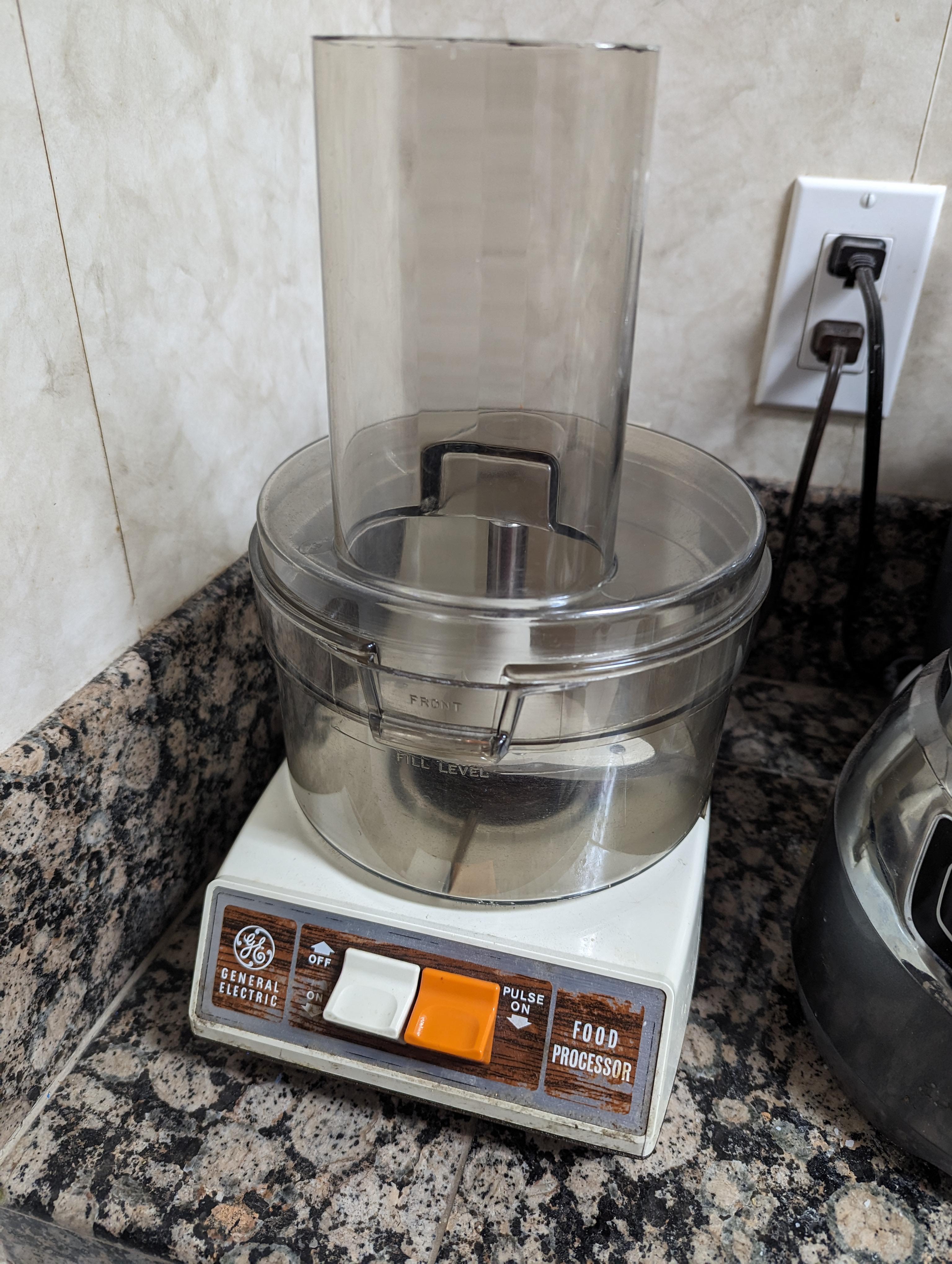 This GE 420a food processor belonged to my great grandma who died
