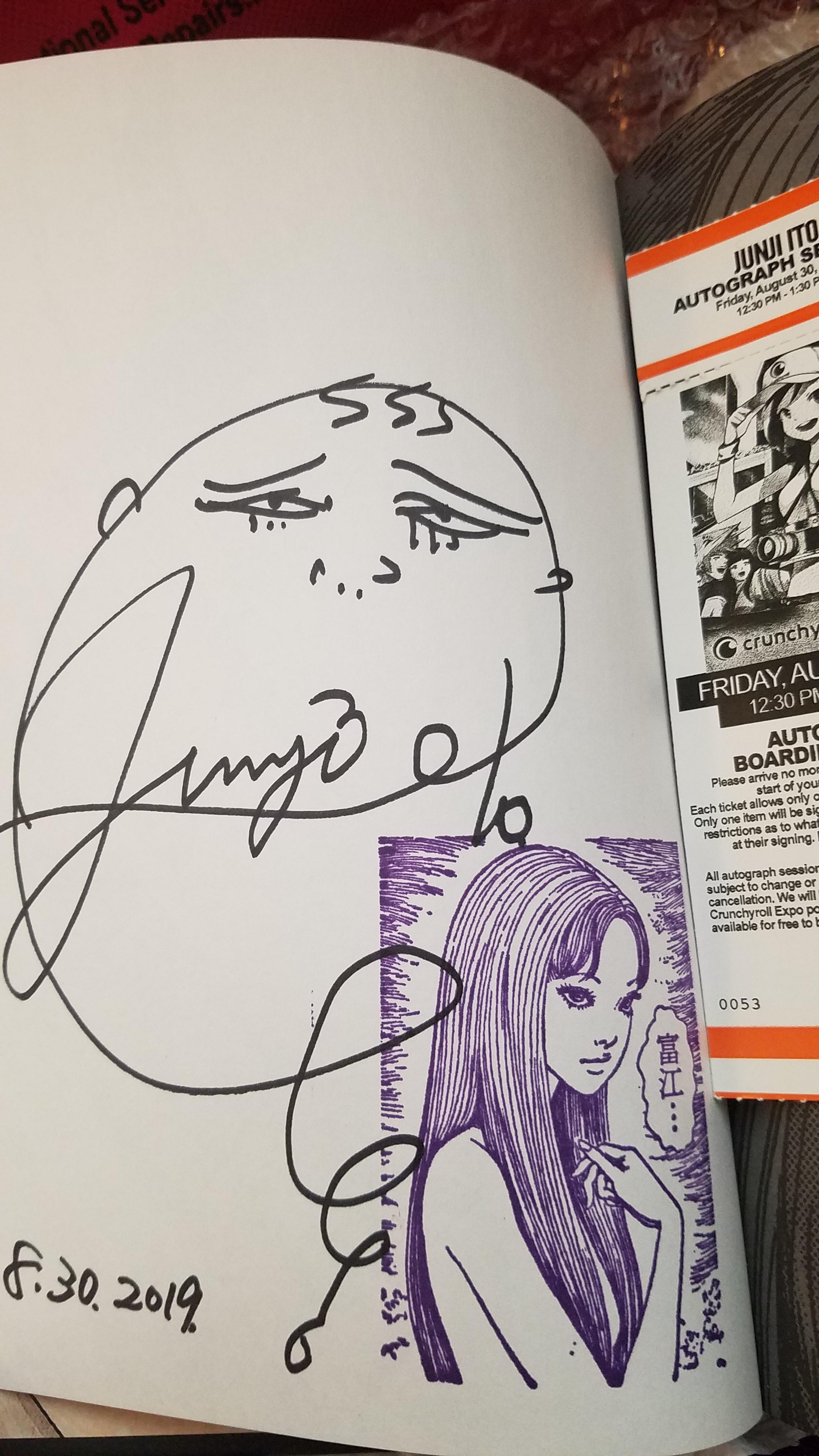 伊藤潤二 サイン : r/MangaCollectors