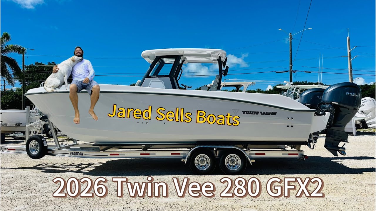 The Grey Ghost | 2026 Twin Vee 280 GFX2 FOR SALE - YouTube