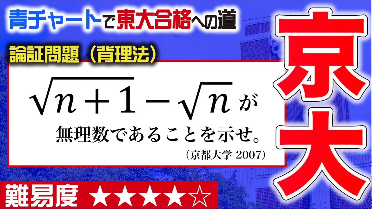 Proof by contradiction problems (Kyoto University entrance exam