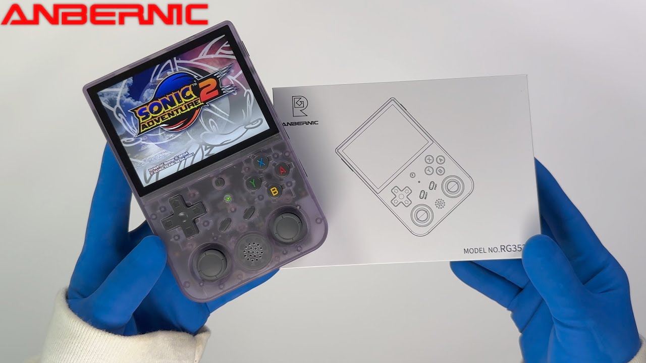NEW ANBERNIC RG353V - Purple Transparent | Unboxing - YouTube