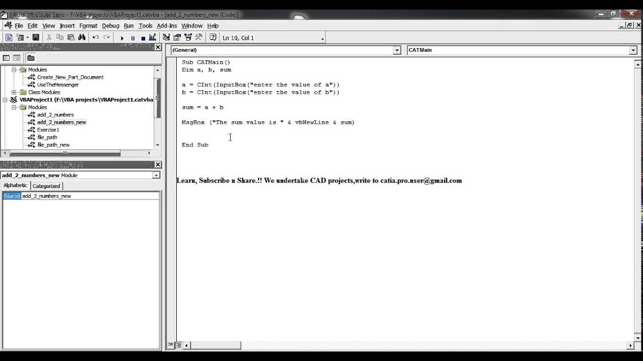 Catia V5 Macro Tutorials & Vb Scripting Essentials|Do Loop While