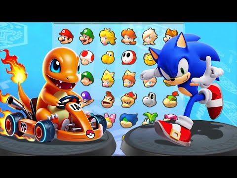 マリオカート8デラックス】ヒトカゲVsソニックVs掃除機Vsスタンダード