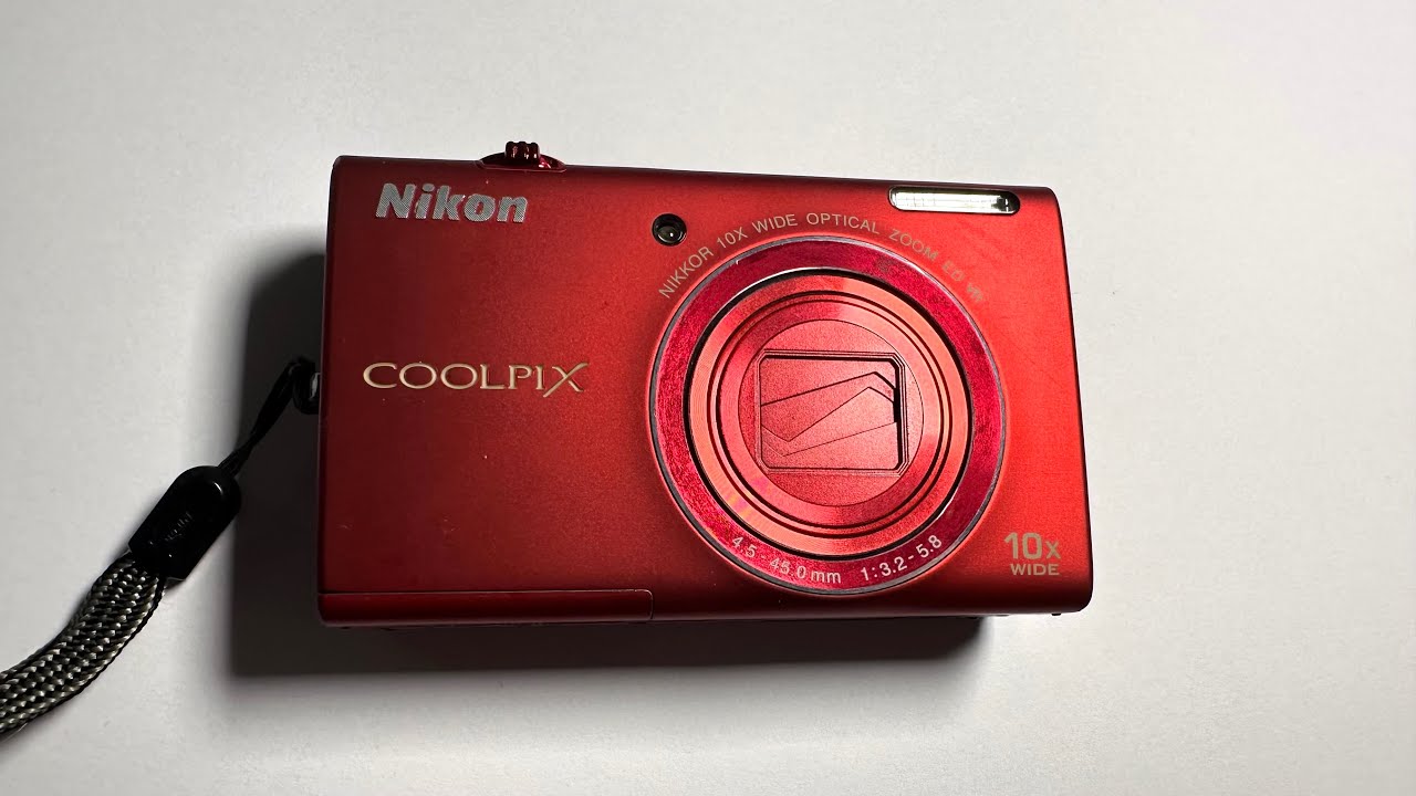 Nikon COOLPIX S6200 RED - YouTube