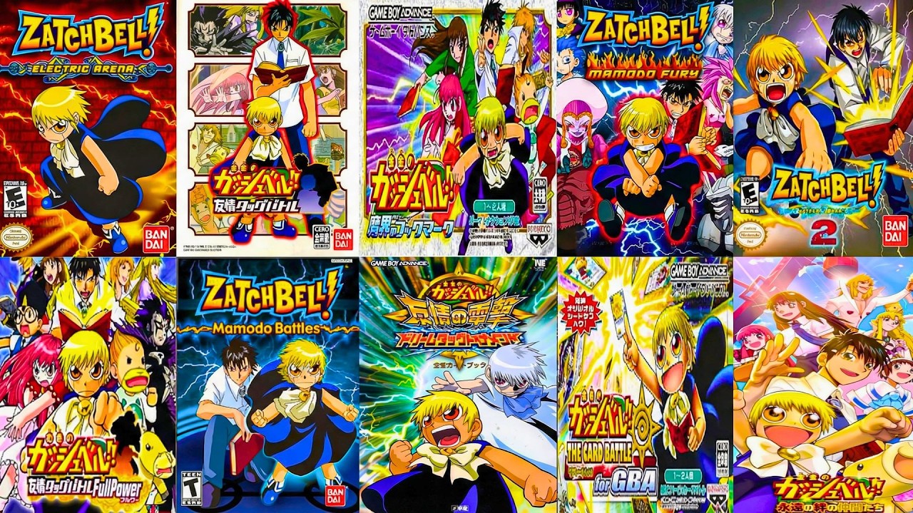The Evolution of ZATCH BELL Games (2003-2024) - YouTube