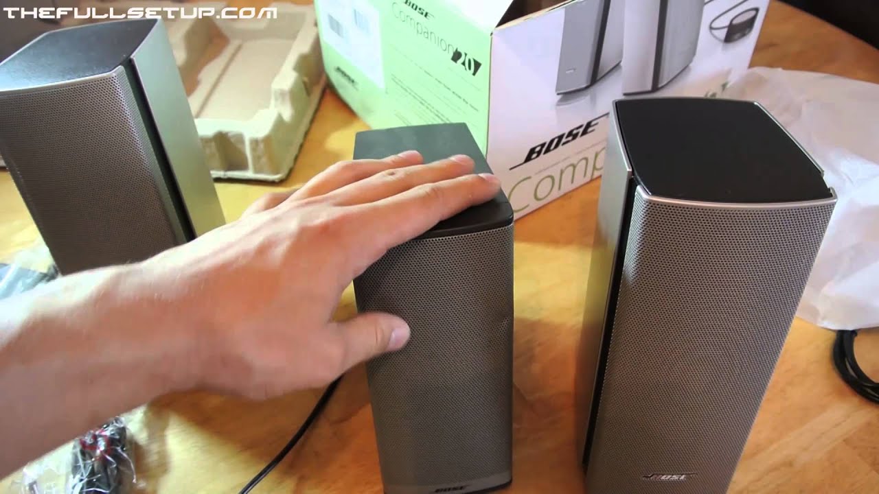 Bose Companion 20 Unboxing - YouTube