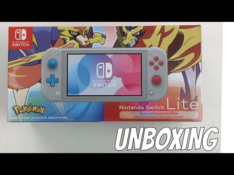 SWITCH LITE POKEMON SWORD AND SHIELD EDITION UNBOXING - YouTube
