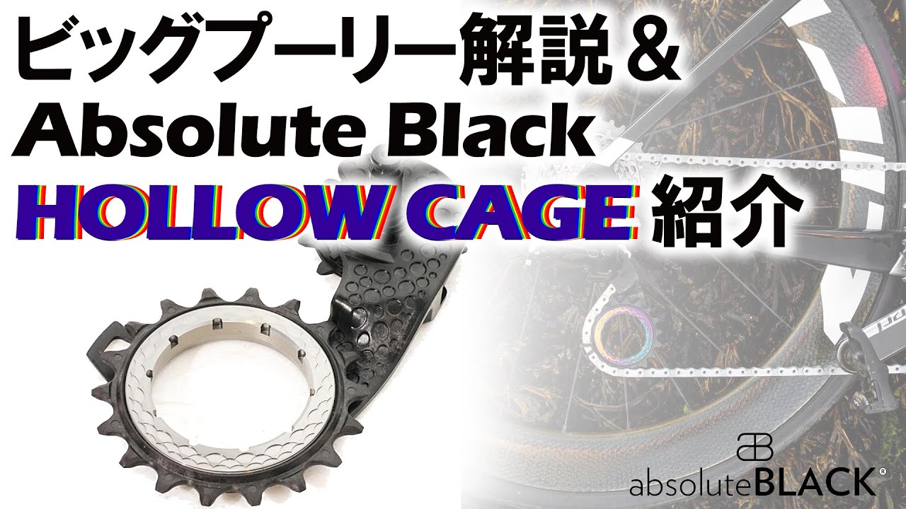 インパクト抜群のビッグプーリー「Absolute Black HOLLOWCAGE 」を紹介