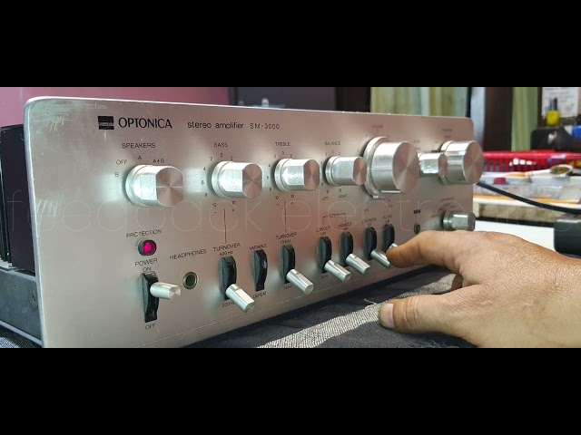 𝐎𝐩𝐭𝐨𝐧𝐢𝐜𝐚 𝐒𝐌-3000 #service #audio #amplifier #sharp