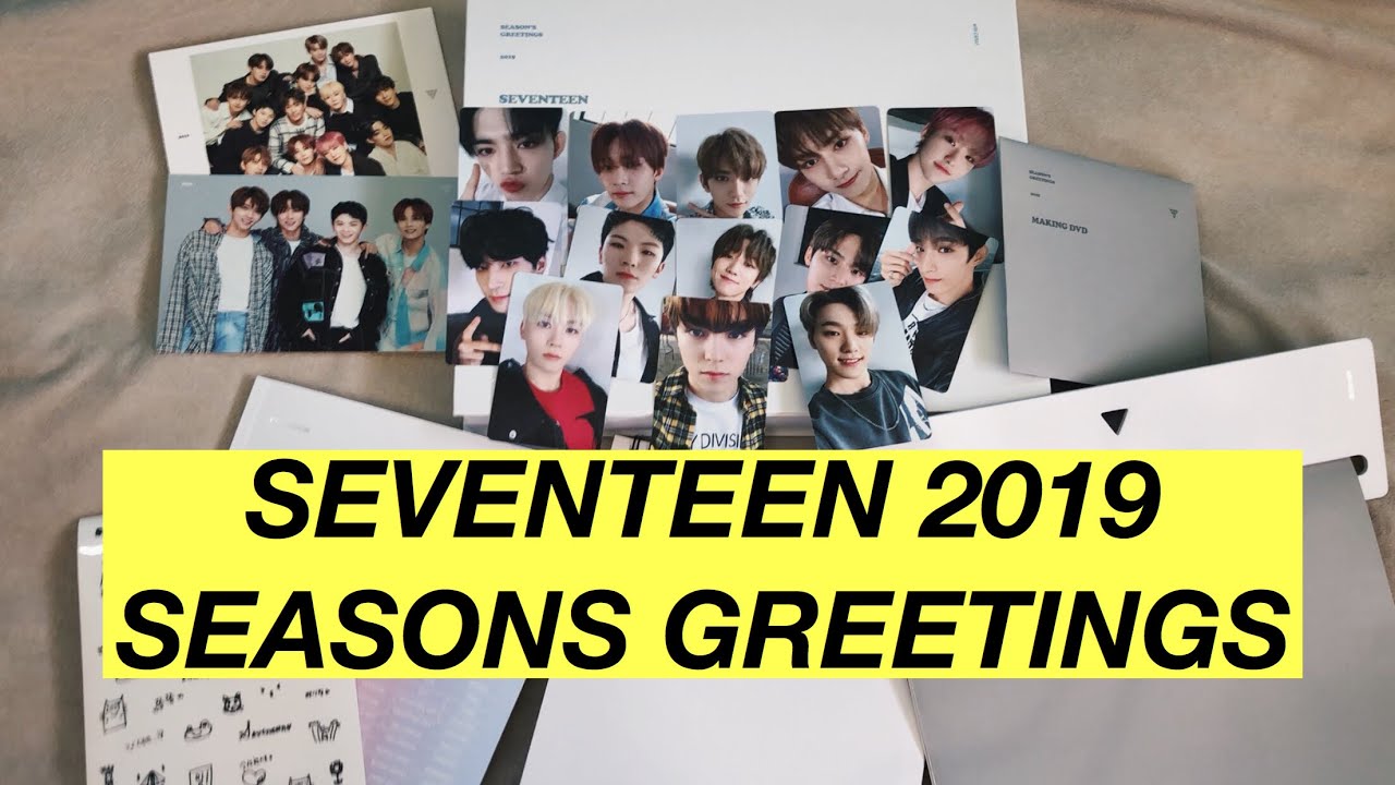 unboxing seventeen (세븐틴) 2019 seasons greetings! 💌 - YouTube