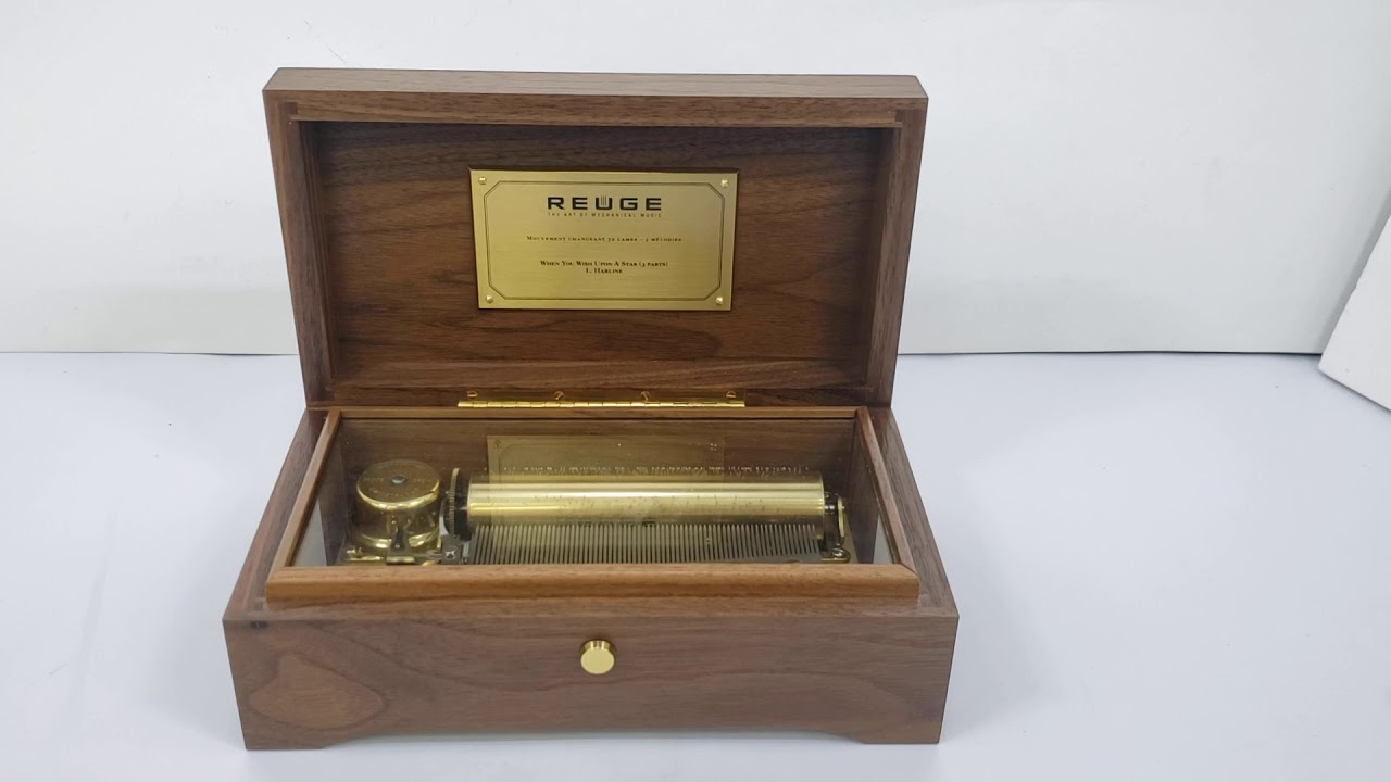REUGE リュージュ 72弁 高級オルゴール 星に願いを When you wish upon