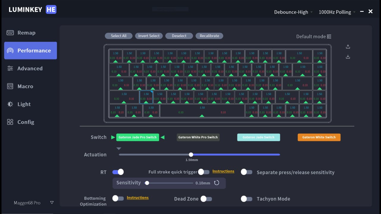 LUMINKEY Magger68 Pro HE Gaming Keyboard Review - Software