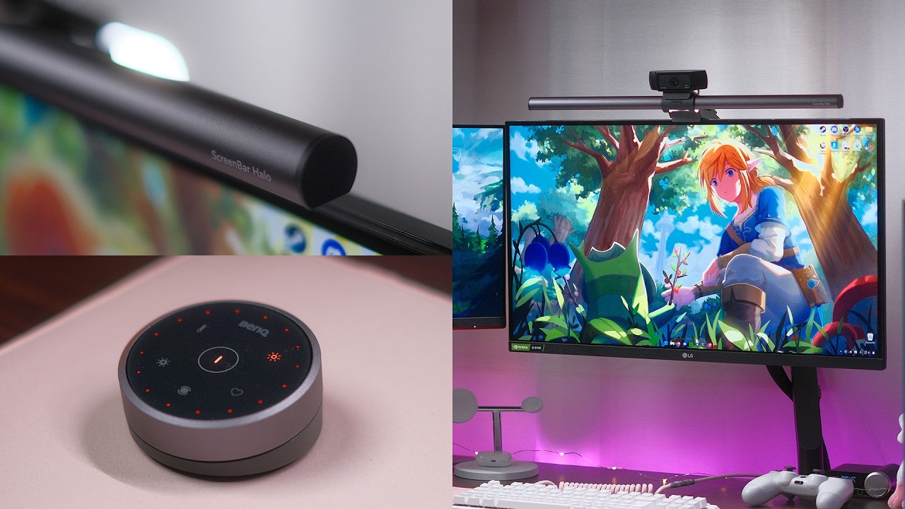 BenQ ScreenBar Halo — Unboxing & First Impressions — Dream Desk