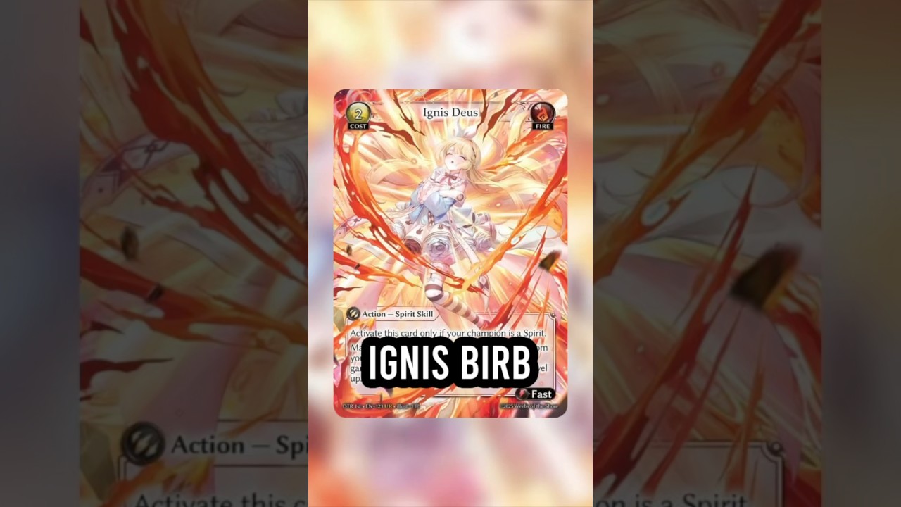 Ignis Suzaku - DTR - Grand Archive TCG #grandarchivetcg - YouTube