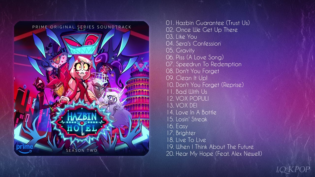 HAZBIN HOTEL SEASON 2 ALL SONGS PLAYLIST - YouTube