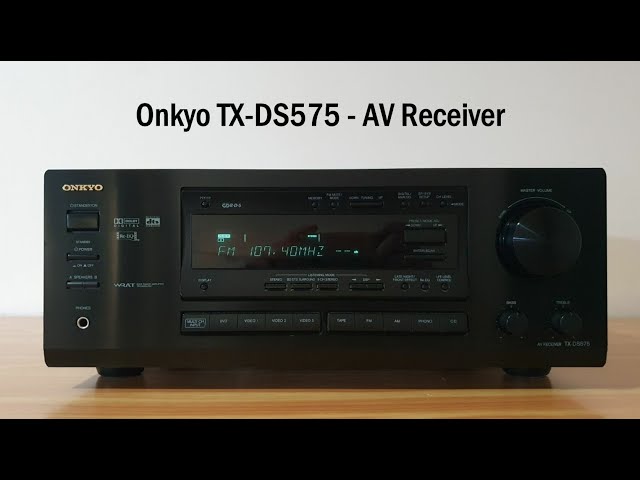 Onkyo TX-DS575 - AV Receiver - YouTube